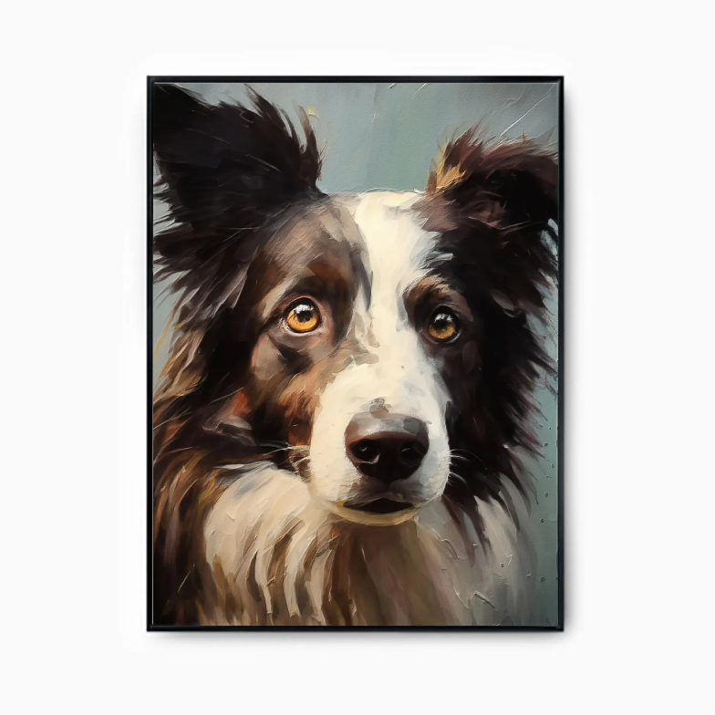 Custom Pet Portrait | Mix of Acrylic & Oil Painting Style