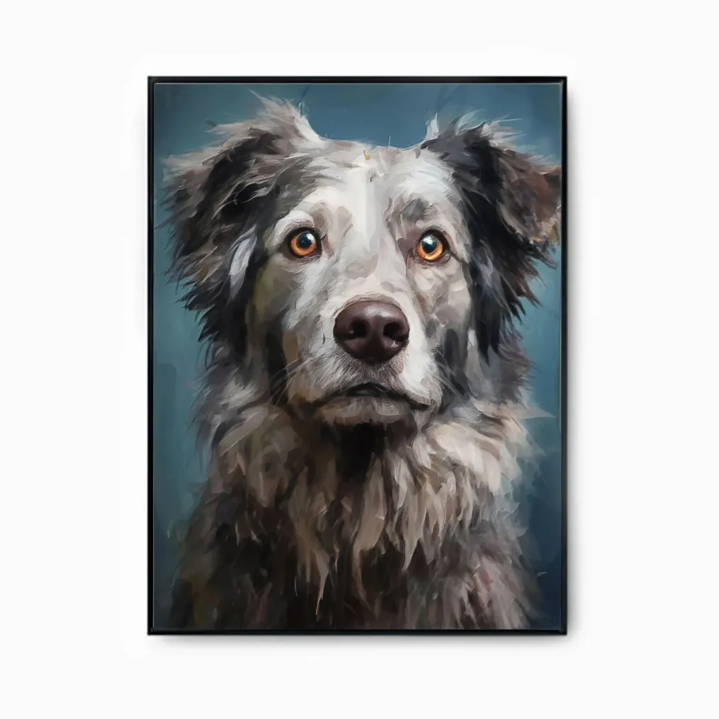 Custom Pet Portrait | Mix of Acrylic & Oil Painting Style