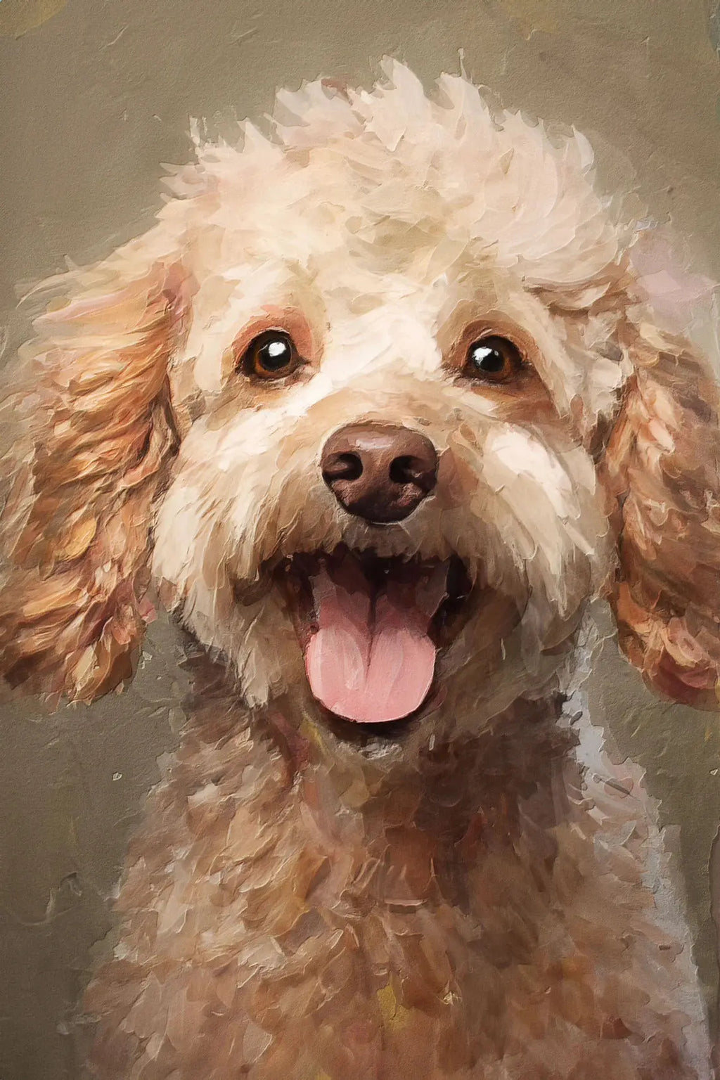 Custom Pet Portrait | Mix of Acrylic & Oil Painting Style
