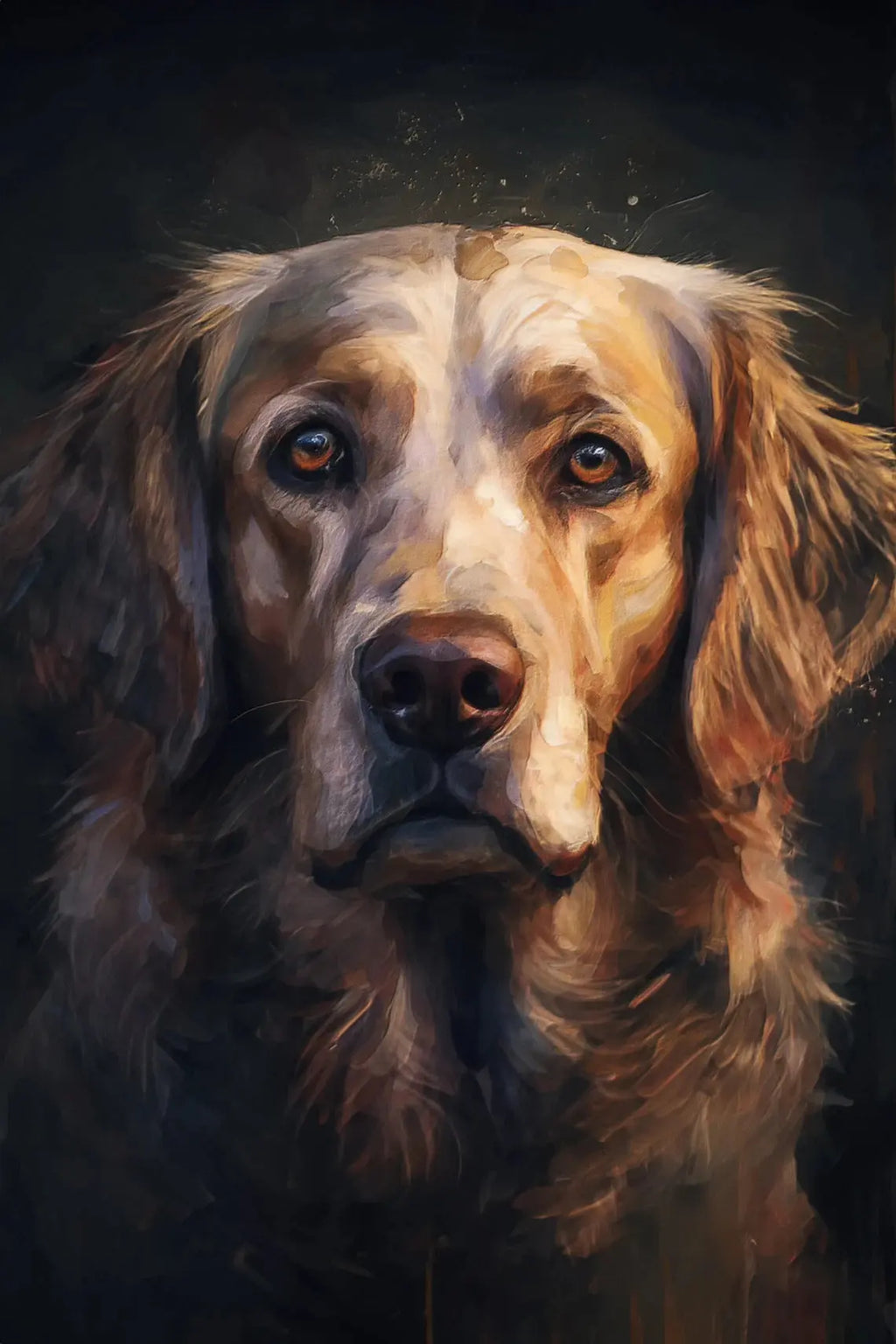 Custom Pet Portrait | Mix of Acrylic & Oil Painting Style