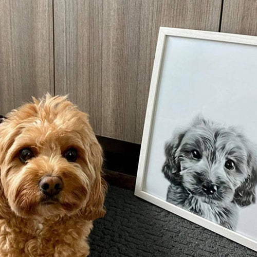 Custom Pet Portrait - Customer Example