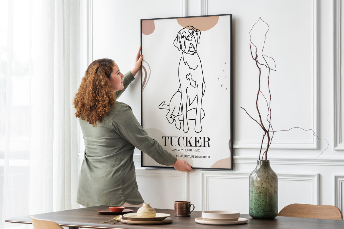 Custom Pet Portrait - Mockup Example