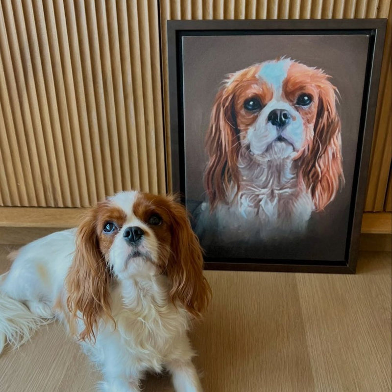 Custom Pet Portrait | Mix of Acrylic & Oil Painting Style