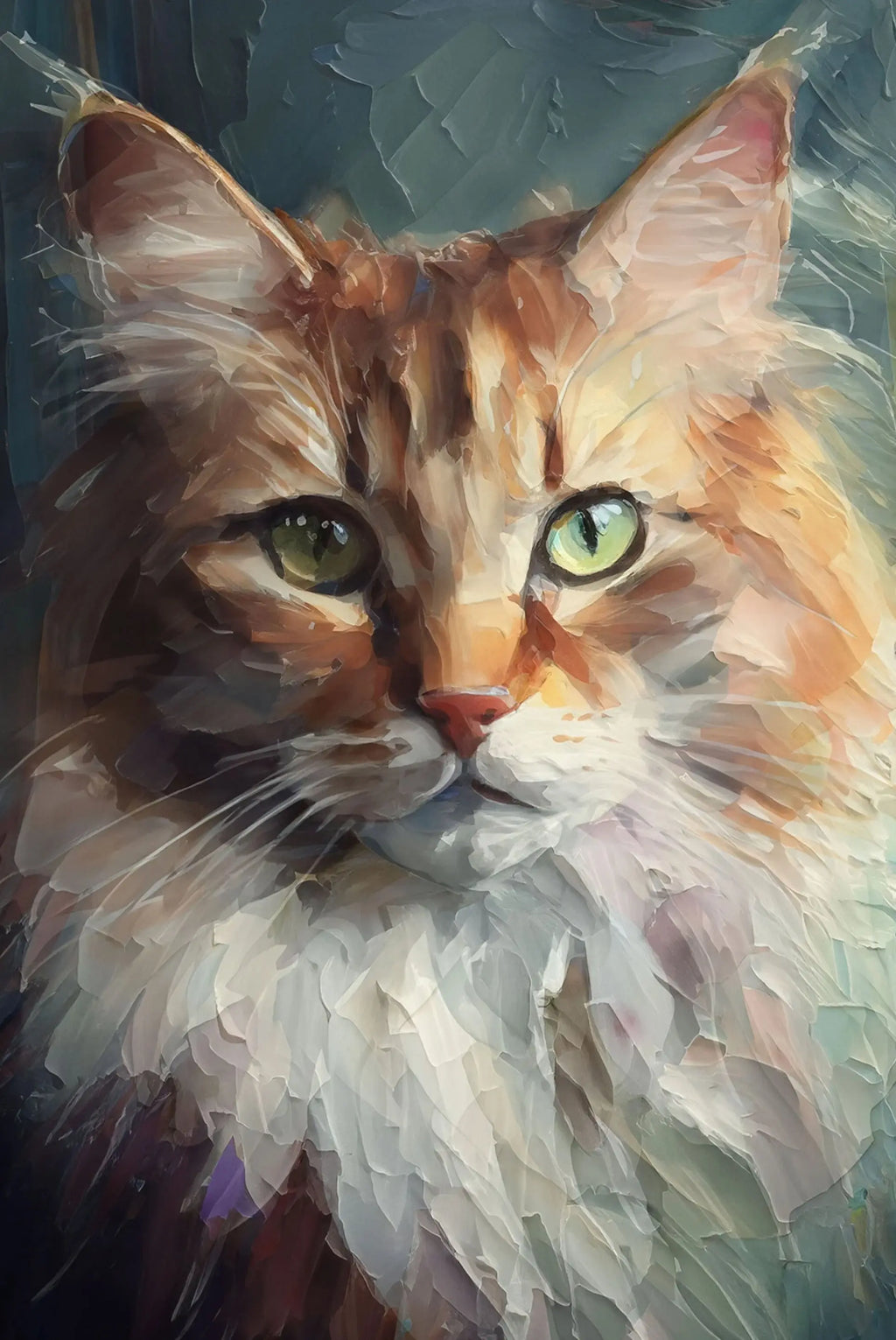 Custom Pet Portrait | Mix of Acrylic & Oil Painting Style