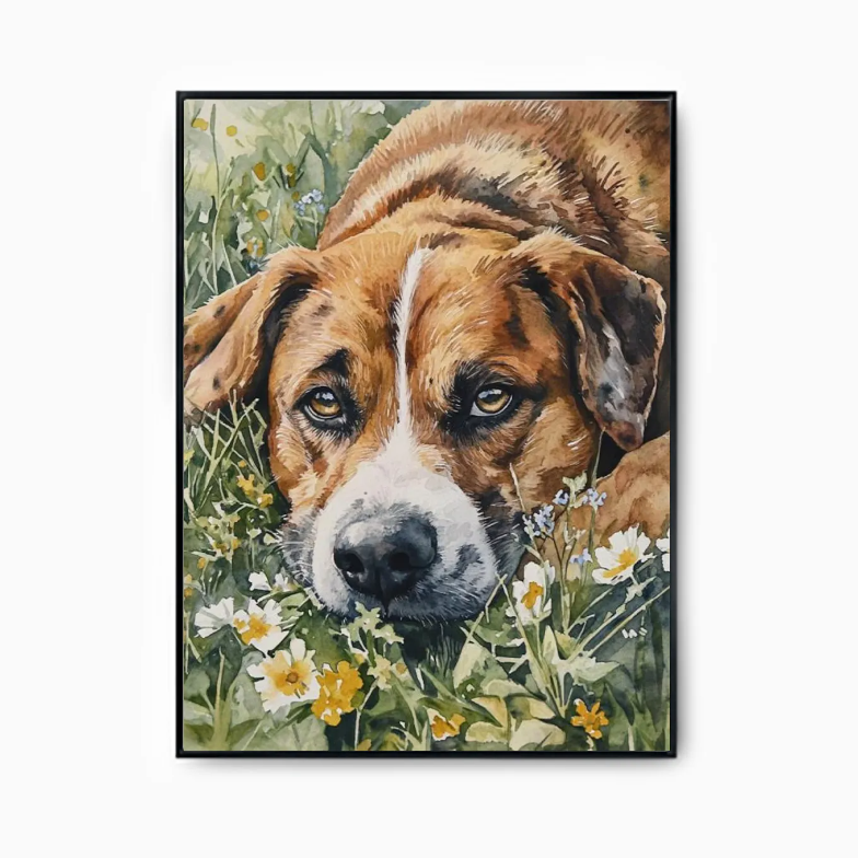 Custom Pet Portrait | Watercolor Painting Style