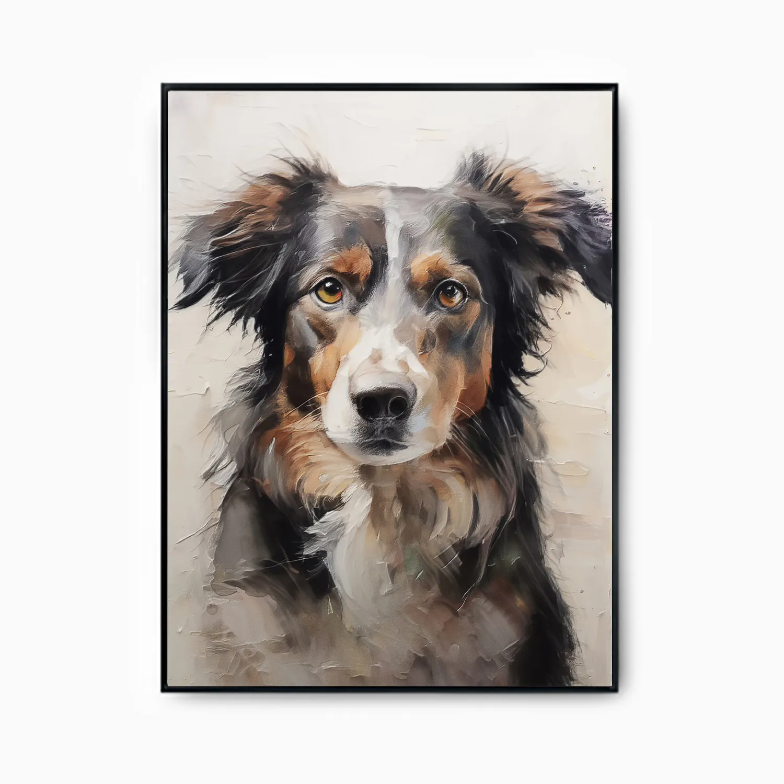 Custom Pet Portrait | Mix of Acrylic & Oil Painting Style