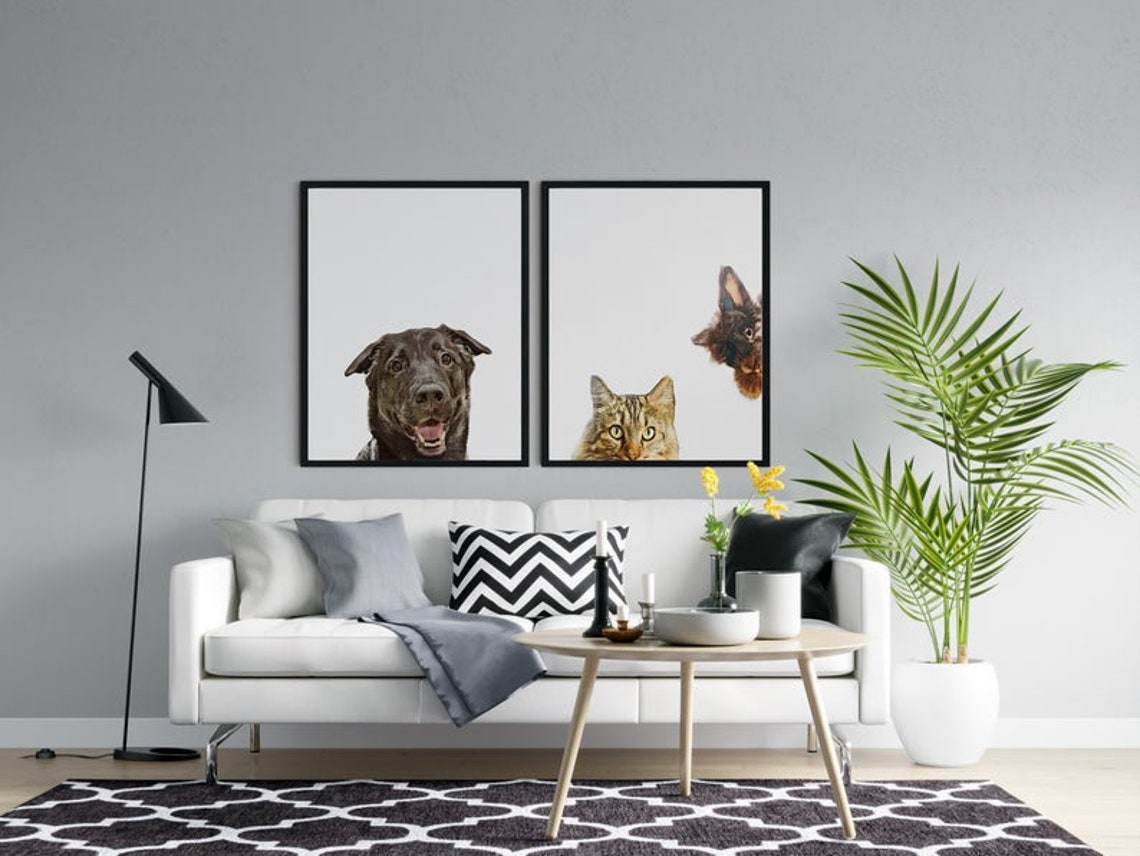 Custom Pet Portrait - Mockup Example