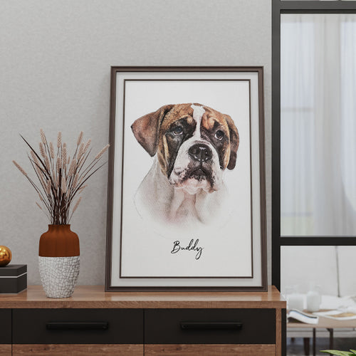 Custom Pet Portrait - Customer Example