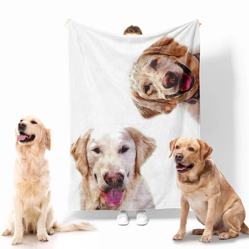 Custom Peek-a-Boo Soft Polar Fleece Blanket Made for Milo