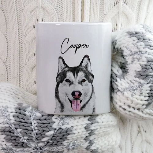 Custom Pet Peek-a-Boo Mug Made for Milo