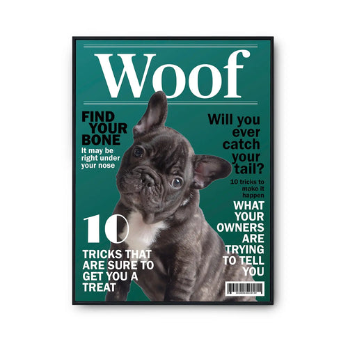 Custom Pet Digital Magazine Cover Made for Milo